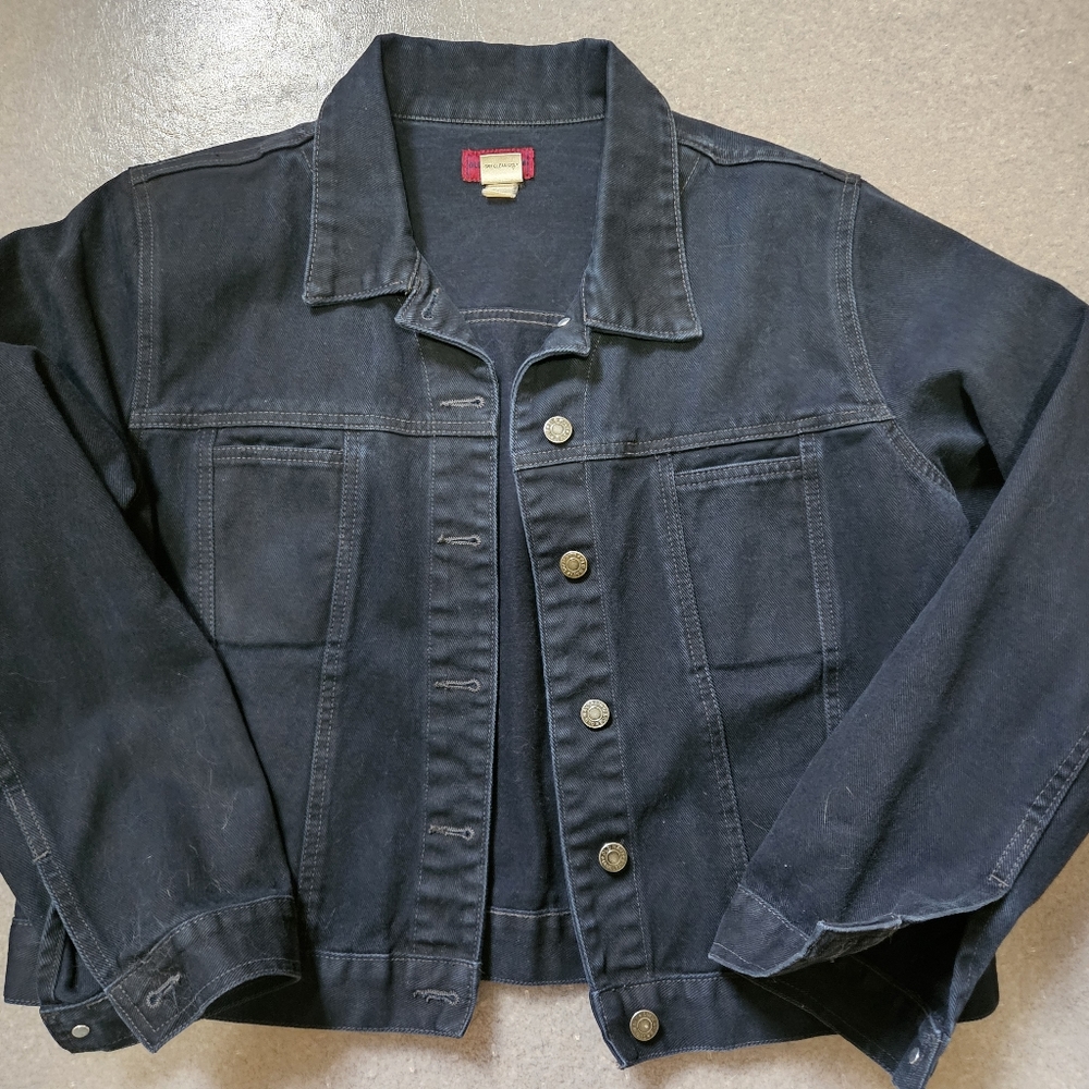 Vintage 2000 Old Navy faded black denim